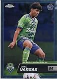 2023 TOPPS CHROME MAJOR LEAGUE SOCCER #108 OBED VARGAS RC SEATTLE SOUNDERS FC SOCCER OFFICIAL TRADING CARD OF SOCCER