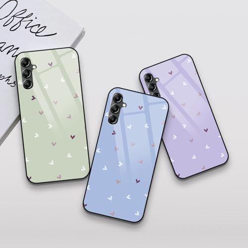 Image of COLORflow Back Cover Compatible with Samsung Galaxy A14 5G / 4G | Family of Hearts Color Customized | Shockproof TPU Bumper with Camera Protection Back Cover Compatible with Samsung Galaxy A14 5G / 4G