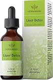 HERBAMAMA Liver Cleanse & Repair Liquid Drops Formula - Herbal Liver Supplement Tincture w/Dandelion
