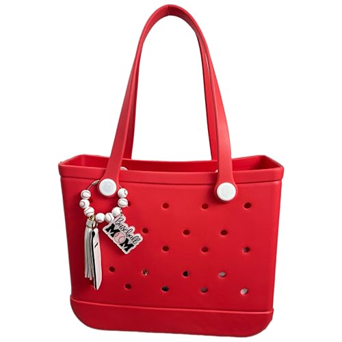 Jvuessieye Mom Baseball Charm for Bogg Bag & Accessories