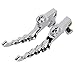 OSAN Motorcycle Chrome Brake Clutch Skull Hand Levers for Harley Davidson Sportsters XL XR 2014-2015 (Silver)