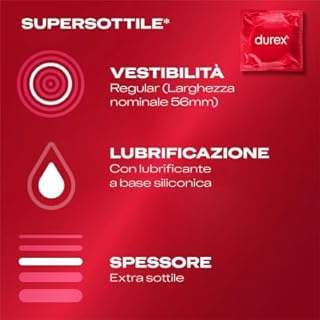 Durex Surprise Me Kit di Preservativi Assortiti, Sottili con Rilievi e Nervature, 40 Profilattici