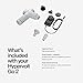 Hypervolt Go 2 Artic Grey - Featuring Quiet Glide Technology - Handheld Percussion Massage Gun | 3 Speeds, 2 Interchangeable Heads | Helps Relieve Sore Muscles and Stiffness - FSA and HSA Eligible