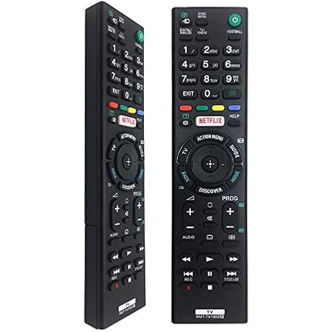 Replacement Universal Sony TV Remote Control for All LED,LCD,Plasma Bravia Sony Televisions Remote Control RMT-TX100D RMT-TX101D RMT-TX101J RMT-TX102D RMT-TX200E RMT-TX300E-No Setup Required1 Cover