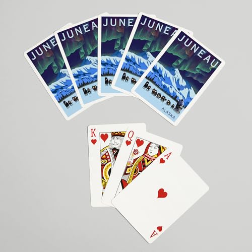 Lantern Press naipes poker tamaño estándar 52 cartas miniatura 7