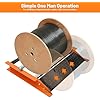 Heavy Duty Cable Roller Stand unwinder Single Reel Dispenser for reels max 28 width Drum Roller Cable Reel Dispenser for Cord Management