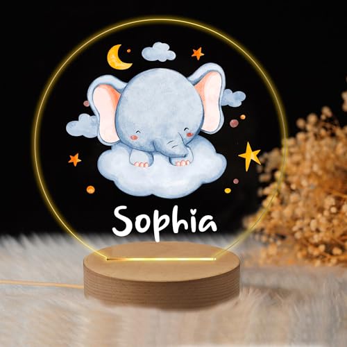 Lámpara de Noche Personalizada para Niños LED 7 Colores miniatura 6