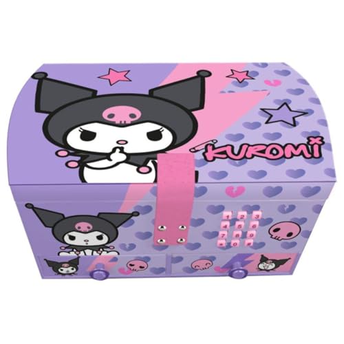 Kids Licensing - Joyero Secreto Kuromi para Niñas, Caja de Joyas, Regalo Infantil Sanrio