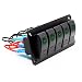 Produktbild Cikuso 12V-24V 5 Gang Gruen Rocker Switch Panel Leistungsschalter Boot Marine wasserdicht