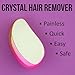 Crystal Hair Remover - 1pc Crystal Hair Eraser, Razorless Shaver Hair Removal Device | Pain-Free Hair Removal & Exfoliation Tool