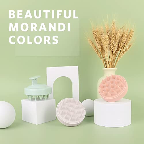 Sndyi Scalp Massager Shampoo Brush, Scalp Scrubber For Dandruff Removal, Scalp Massager For Hair Growth, Soft Silicone Hair Scrubber/Exfoliator Brush, Wet Dry Scalp Brush For Shower, Green #TOP7