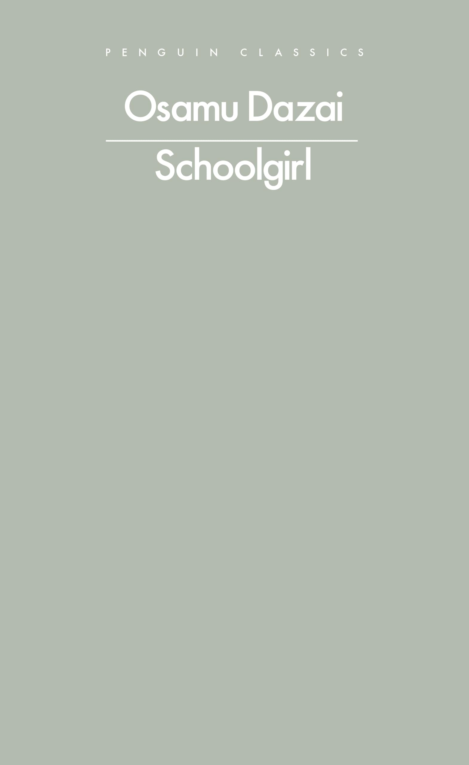 Osamu Dazai - Schoolgirl - Fiction Paperback Book