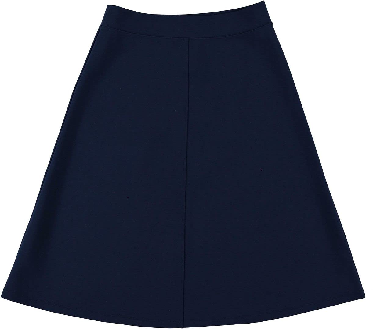 BGDKWomen’s Baisc A-Line Knee Length Skirt- Elastic Waist Office Skirt