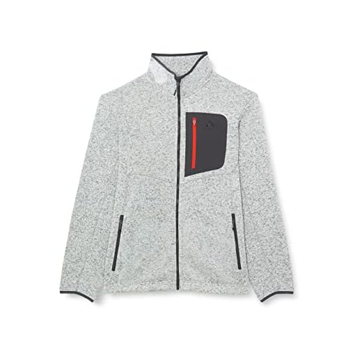 McKINLEY Herren Skeena II Fleecejacke, Melange/Grey Dark, XL