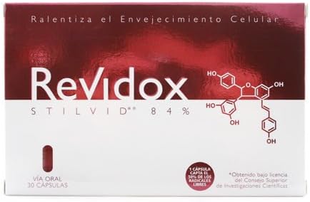 Revidox 60 CAP Actafarma Stilvid 84% Resveratrol Antiox Anti Edad From Spain
