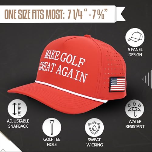 Image of Curves & Clubs Titties Golf Hat - Funny Golf Hat, Titties Hat - Funny American Hat - One-Size-Fits-All - Men's Gifts