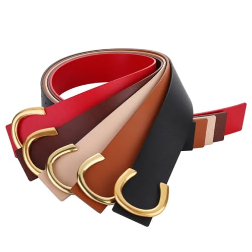 Women’S Genuine Cowhide Belt With Retro Horseshoe Clasp For Party Skirts And Fashion Accessories4