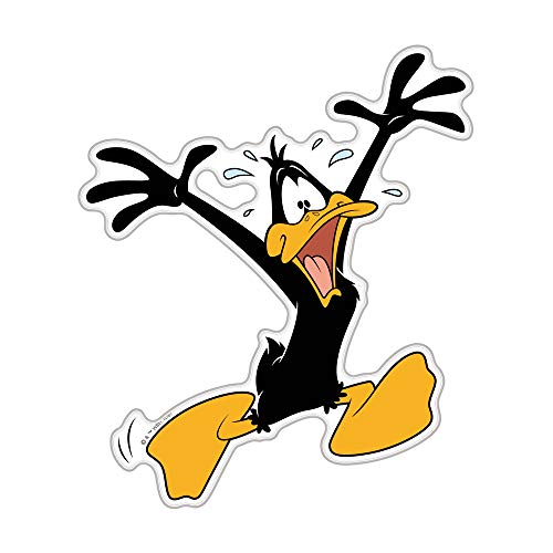 Fan Emblems Daffy Duck Car Decal - Automotive Domed Classic Looney Tunes Character