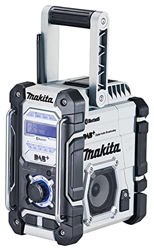 Makita DMR112W Akku-Baustellenradio 7,2V - 18V mit DAB+ und Bluetooth in Weiß