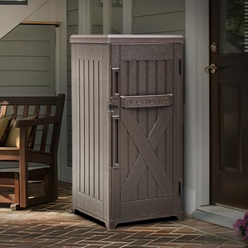 Yitahome MAYIHAN26L 60-Gallon Secure Package Delivery And Storage Box, Double-Wall Resin, Weatherproof thumb #1