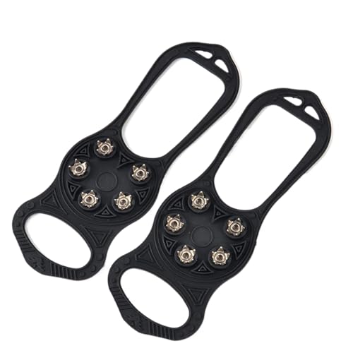 Raquetas de nieve, taquetas de hielo - Zapatos y botas Raquetas de nieve Pinzas de hielo antideslizantes - Tacos portátiles y versátiles para pesca en hielo, escalada en roca
