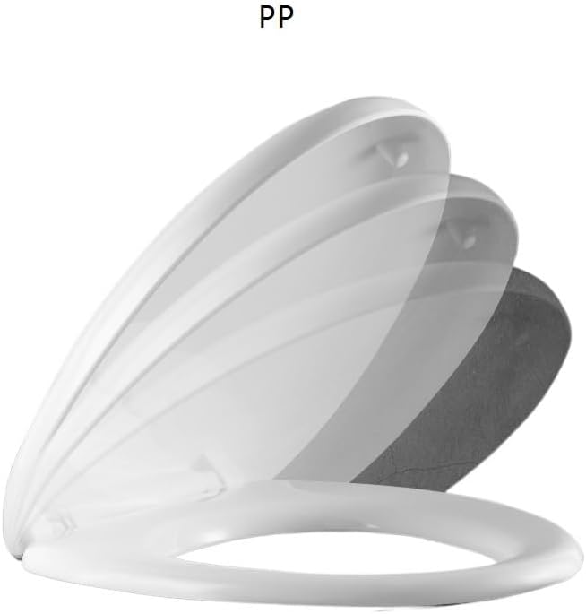 PP Plastic Toilet Parts V Shaped Seats Thickened Silent Bidet