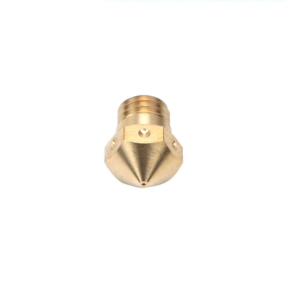 Druckerteile 200pcs Messing MK10 Düse für Hotend Kit Mk10 Messing Düse M7 3D Drucker Kit für Makerbot 3D Drucker Teile Ersatzteile (Größe : 0.3MM) (Size : 0.3MM)