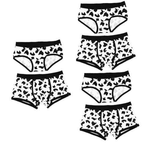 Lot de 3 pour couple à motif vache style adorable de 2 pièces x 3 confortable et doux