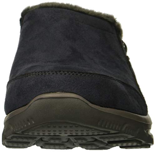 Skechers Women's Easy Going-Latte-Twin Gore Slip-On Open Back Mule, Navy, 9 M Us #TOP1