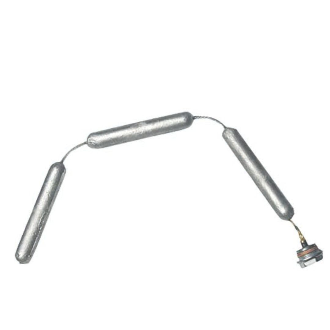 Magnesiumanode mit Gewinde - Magnesium-Anodenkette ø21-l130x 3-3/4"