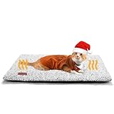 Self Warming Cat Bed Self Heating Cat Dog Mat 29.1 x 18.9 inch Extra Warm Thermal Pet Pad for Indoor Outdoor Pets with Removable Cover Non-Slip Bottom Washable