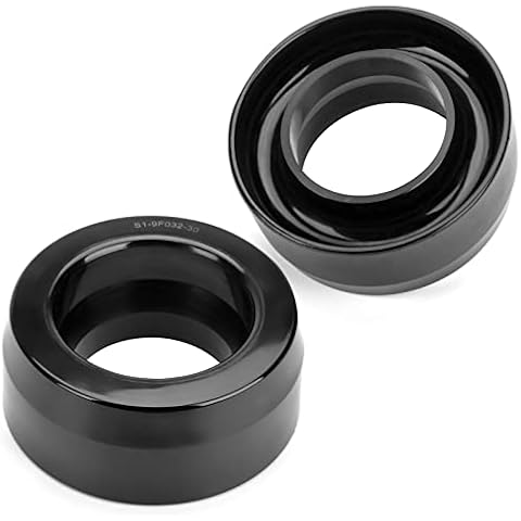 KSP 3inch Level kit for Dodge Ram 1500 2WD 1994-2018, 3" Front Coil Spring Spacers Compatible with Ram 2500 3500 2WD 1994-2011, PU Suspension Leveling Lift Kits Raise 3in on Dodge Ram (2pcs Black) Cover