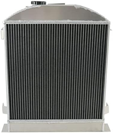 4 Row Aluminum Radiator For 1930-1932 Ford Model A/Model B/Sedan Delivery 3.3L l4 GAS 30 31 32 Radiators + Shroud + Fan + Relay