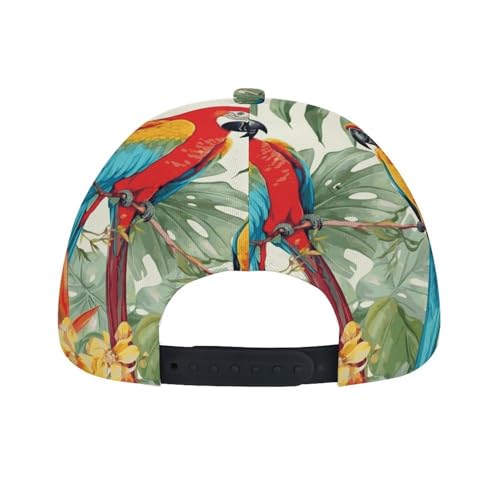 Gorra de béisbol tropical ajustable unisex miniatura 4