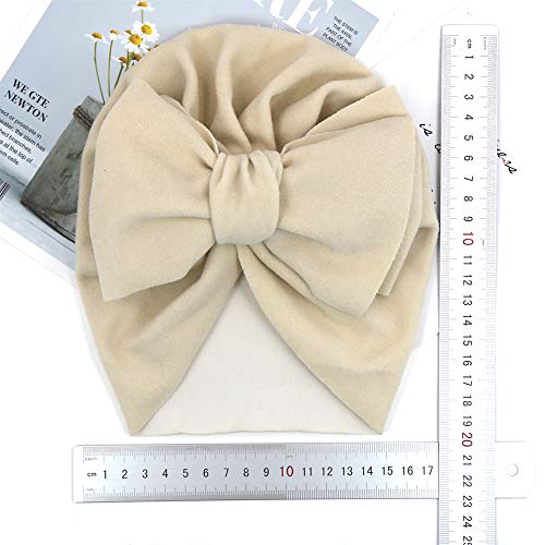 Kidocheese Baby Turban Big Hair Bow Baby Hat Baby Girl Soft Beanie Cap Newborn Infant Toddler Kid Headwrap #TOP1