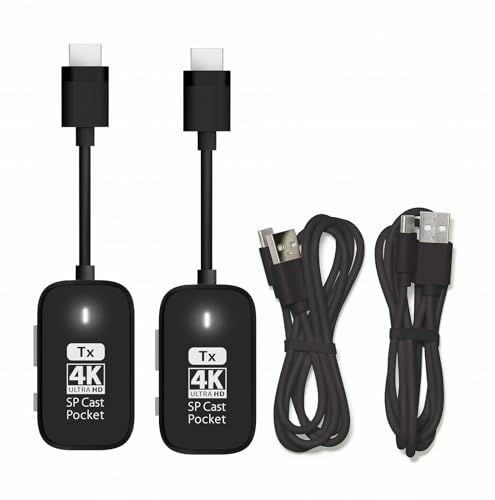�v�����X�g�� ���C�����X�v���[���e�[�V���� SimpleCastPocket 4K�Ή� ���C�����X HDMI�q�@×2��Z�b�g ��ʃ~���[�����O/�g�� SPCASTPOCKET4K-H1SET