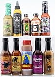 Season 1- Hot Sauce Variety Pack - Da bomb Hot Sauce, Heartbeat Hot Sauce Red Habanero, Lottie's Traditional Barbados Yellow Hot Sauce, Dave Insanity Sauce, Dave's Temporary Insanity Hot Sauce, Pain Is Good 100%, Texas Pete Hot Sauce, Arizona Gunslinger Hot Sauce Red Jalapeno, Vertigo Hot Sauce Original, Pain Is Good Louisiana (Season 4)