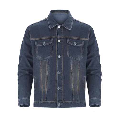 Chaqueta vaquera para hombre que soluciona el frío del entretiempo 3