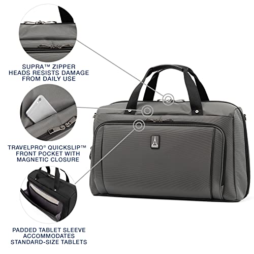 Travelpro Crew Versapack-Weekender Carry-on Suiter Duffel Bag, Titanium Grey, One Size