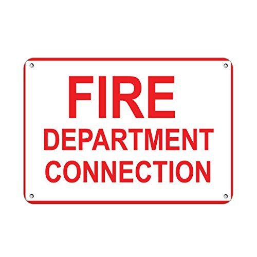 Wennuna aluminum metal Sign Fire Department