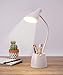 Produktbild Schreibtischlampe, Augenschutz Schreibtischlampe LED mit 3 Lichtmodi und Dimmbar, Schreibtischlampe Kinder mit Stifthalter und Handy Ständer, Wiederaufladbare Flexibe Schreibtischlampe, Weiß