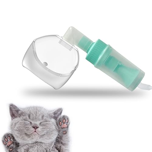 Lying Down Working Mode Pet Nebulizer mask for Puppy and Cats, with 2 -Meter Oxygen Tube, Dog Oxygen mask