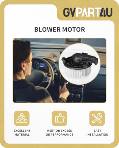 Image of Front Blower Motor 700215 for Toyota Tundra Camry 4Runner Highlander Venza Avalon 2007 2008 2009 2010 2011 2012 2013 2014 2015 2016 2017 2018, for 2007-2019 Lexus OE: PM9351 75830 871030E040