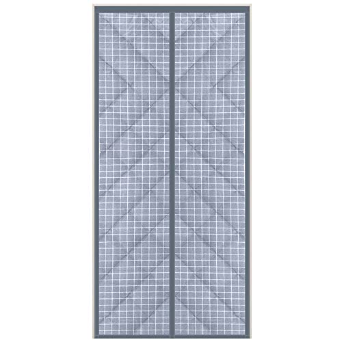ZJIEX Magnético Térmico Aislado Cortina De Puerta, 80x200CM Cortinas Termicas Aislantes Frio Y Calor, Cortina Termica Puerta Fácil De Instalar ( Color : Check , Size : 47x95in/120*240cm ) Cover