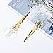 AxeWoodz Gold Acrylic Scissors, 6.5 Inch Office Scissors, Stainless Steel Blade, All Purpose, 1 Count