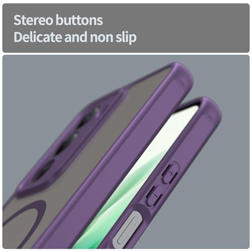 Image of Compatible with REDMI 15 (169mm) Case Cover,Compatible with MagSafe,Anti-Fall,Compatible with Xiaomi Redmi 15 (169mm) 25057RN09E Cell Protective Phone Case Purple