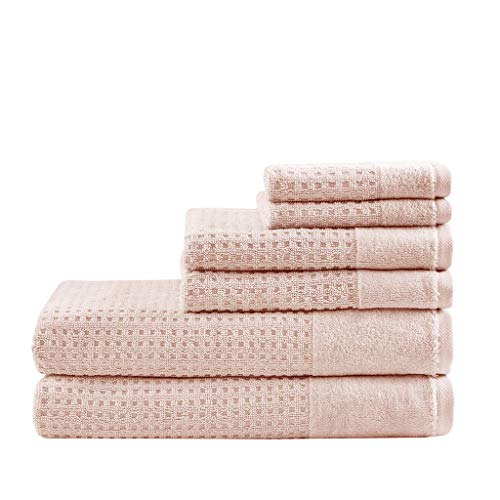 Madison Park Spa Waffle 100% Cotton Luxurious Towel Set, Premium Texture...