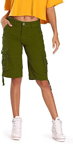 Aeslech Cargo Shorts for Women with 