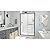 DreamLine Infinity-Z 36 in. D x 48 in. W x 78 3/4 in. H Sliding Shower Door, Base, and White Wall Kit in Matte Black and Clear Glass