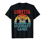 Photo Gallery loretta nome regalo personalizzato divertente gioco geek compleanno maglietta Photo Gallery loretta nome regalo personalizzato divertente gioco geek compleanno maglietta